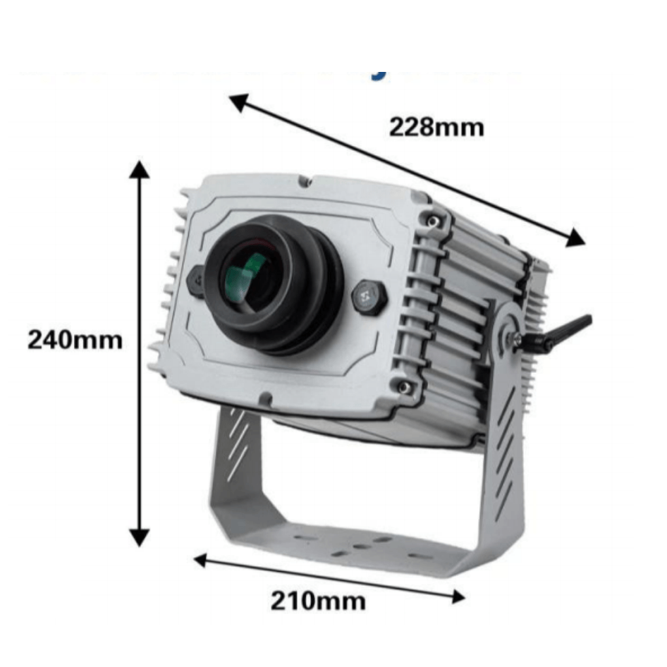 Industrial Virtual Safety Sign Projector — High-Visibility LED Warning Light for Floor Markings and Pedestrian Safety