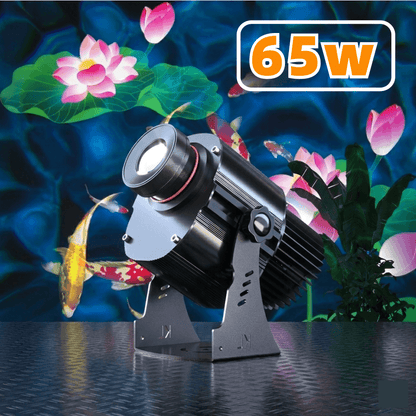 Dynamic Rotating Koi & Floral Gobo Projector — High-Power Prism Lens Outdoor Light with Lifelike Swimming Effect