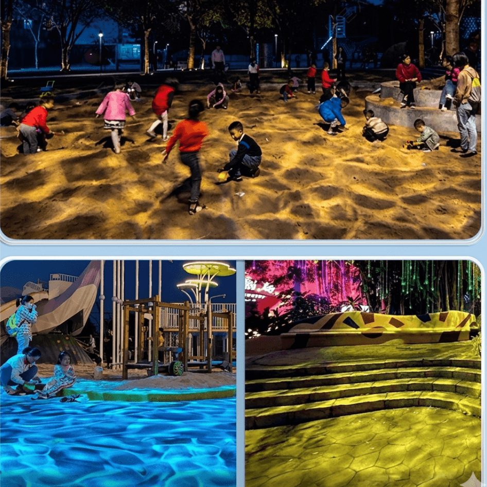110wOutdoor Waterproof Water Ripple Projector - Dynamic Flowing Light for Landscape & Commercial Decor