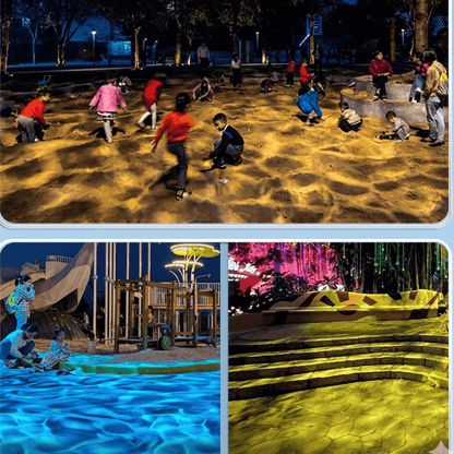 110wOutdoor Waterproof Water Ripple Projector - Dynamic Flowing Light for Landscape & Commercial Decor