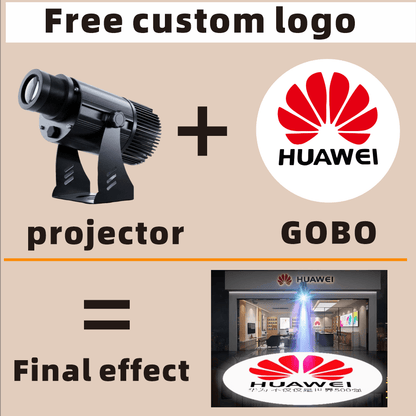 Gobo projector light 35w black custom logo
