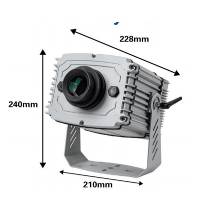 Industrial Virtual Safety Sign Projector — High-Visibility LED Warning Light for Floor Markings and Pedestrian Safety
